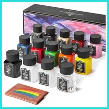 14 Colors Acrylic Leather Paint Kit for Shoes, Sneaker, Couches, Bags, Car S...