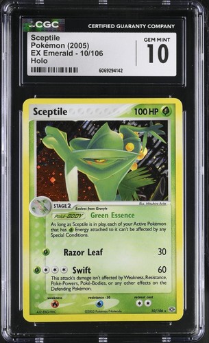 Sceptile graded CGC 10 for sale on eBay