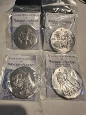 Wendell August Forge Christmas Ornament Set Vintage