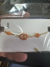 Croissant Bread 925 Sterling Silver Bracelet Girls Kids Ladies Fashion A