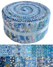 Jelly Roll Fabric 40 Precut Strips 2.5"x44" Floral Cotton for Quilting DIY 