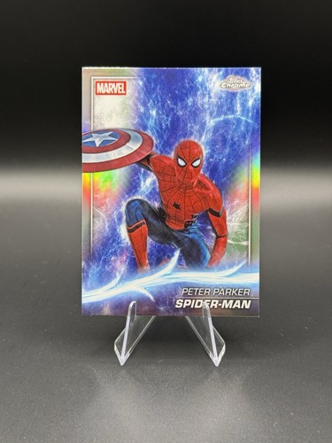2025 Topps Chrome Marvel Studios Peter Parker Spider-Man Refractor
