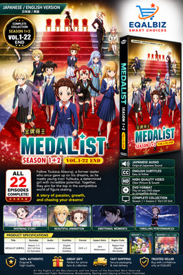 Medalist Season 1+2 Vol 1-22 End Complete Anime DVD Eng Dub Sub