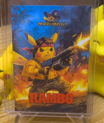 Rambo Pikachu Cosplay - Full Art - FE #6 - NM