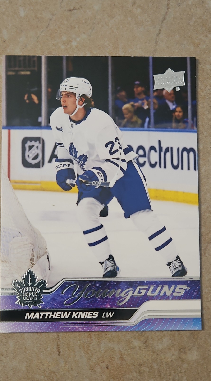 2023-24 Upper Deck Series 1 - Young Guns Matthew Knies #222 (RC)
