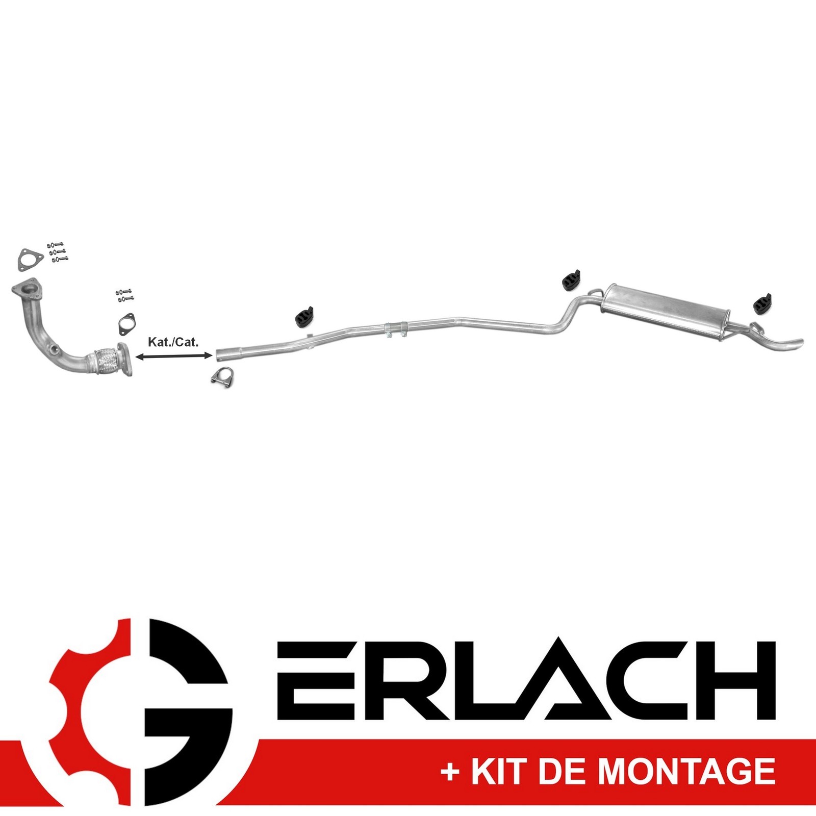 Silencieux d'échappement pour Fiat Seicento 600 0.9 essence