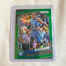 Panini 2025 Prizm WNBA Maya Moore Minnesota Lynx #135 Green Parallel