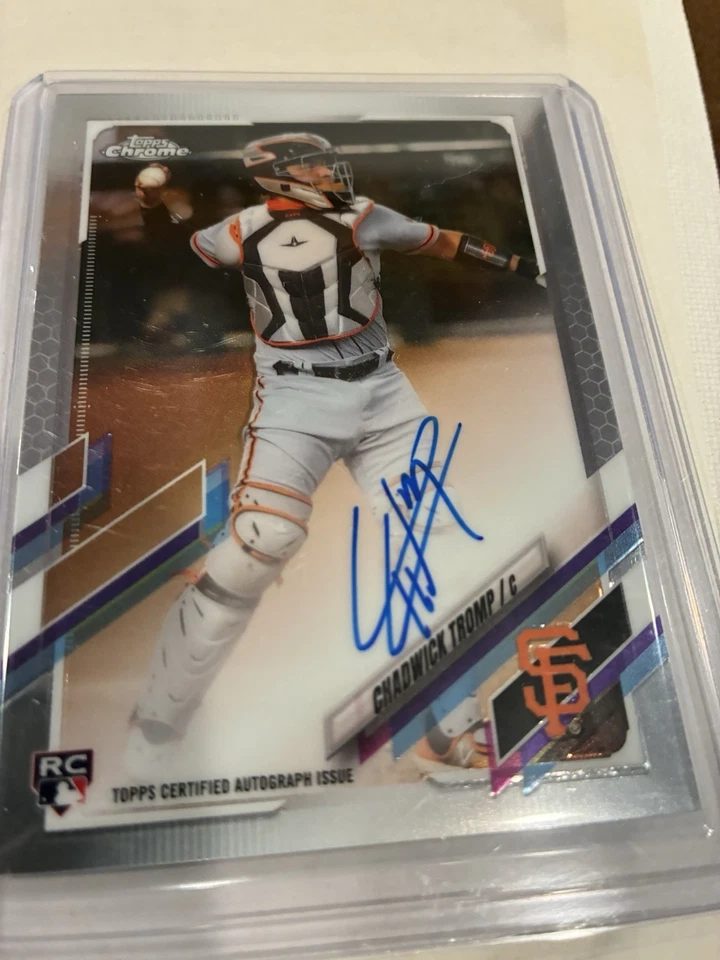 2021 Topps Chrome - Rookie Autographs Chadwick Tromp #RA-CT (AU, RC) - Image 3 of 3