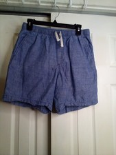 Old Navy Shorts Jogger Men S Elastic Waist Drawstring Blue