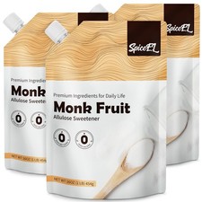 SPICEEL Monk Fruit Sweetener with Allulose White Sugar Substitute, Coffee, T...