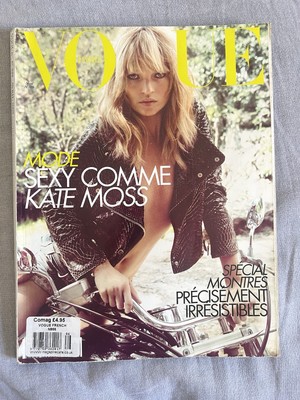 Kate Moss Vogue Magazine Paris French 2008 Vintage Fashion Free Post UK Mode