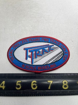 TRAK TRAMS TROLLEYS TRAINS TWO TRACK TABLETOP N-SCALE MODELING Patch T211