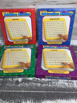Lakeshore Self-Teaching Math Machines - Set of 4
