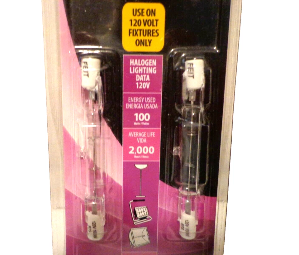 Feit Electric 100w Light Bulb 2-Pack for Flood Lights, Work & Floor Lamps - Image 3 of 4