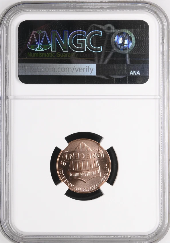 2025 P Penny Lincoln Shield Cent NGC MS 69 - Trump Label - Image 2 of 2