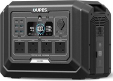 OUPES Mega 1 Portable Power Station, 1024Wh LiFePO4 Battery w/ 4 2000W AC Outlet