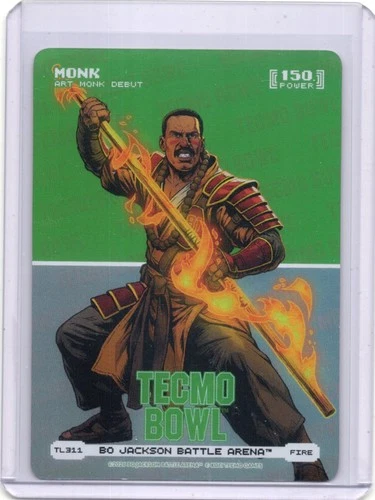 2026 Bo Jackson Battle Arena Monk Art Monk Tecmo Bowl Logofoil #TL311