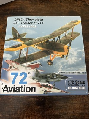 AVIATION 72 1:72 AV-72-21-002 ROYAL AIR FORCE DH82A TIGER MOTH XL714