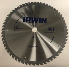 Irwin 12 x 60T Carbide Saw Blade For Wood Cut...