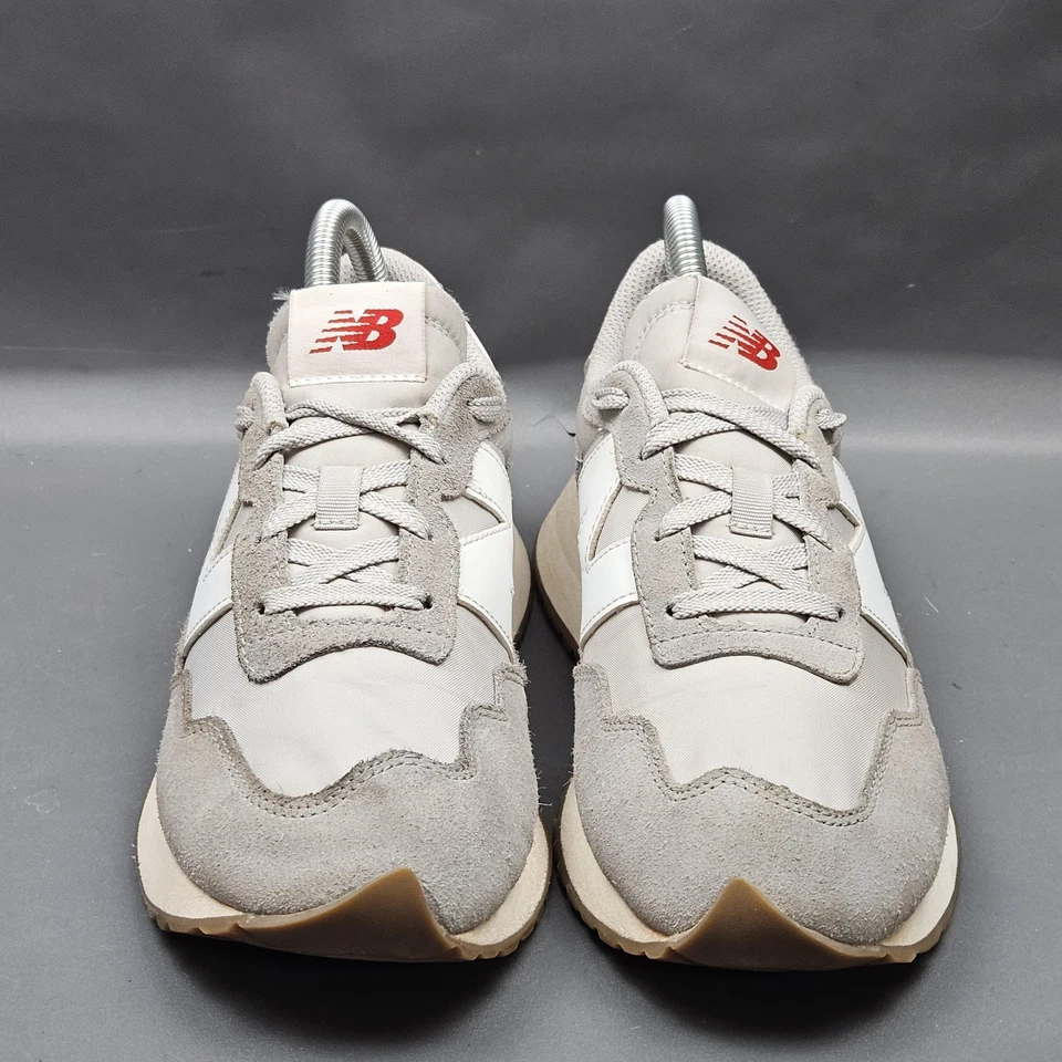 New Balance 237 Zapatos Niños 5 Gris Blanco Retro Clásico Bajo Top Zapatillas con Cordones Foto 2 de 4