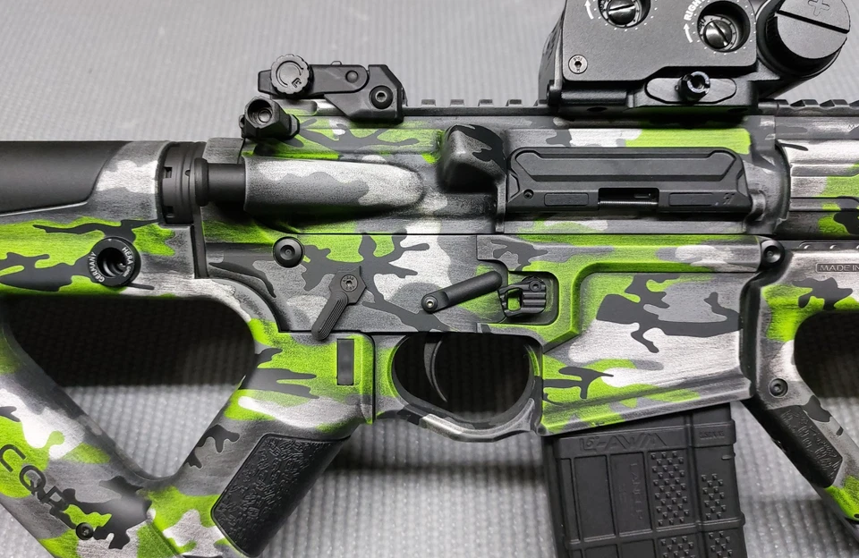 Multi Camo High Heat Vinyl Stencil Kit - 3x 11"x6" Sheets Paint Mask Cerakote - Image 3 of 4