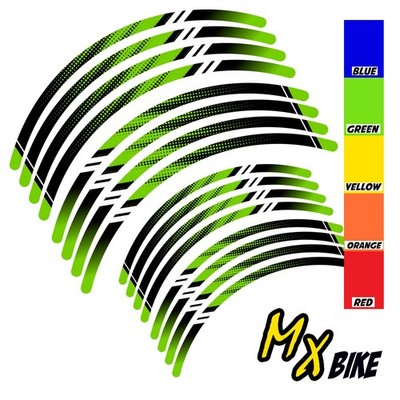 DOT Dirt Bike Rim Wraps Sticker For BETA 430 RR-S 17-20 18 19