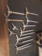 14 Old School Valve Cover T Bars Removable Tops Very Old Storage Several... 14 Old School Valve Cover T Bars Removable Tops Very Old Storage Several...