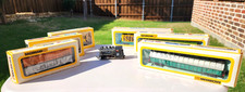 Lot of 7 HO Scale Bachmann Train Cars With Boxes