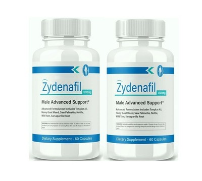 Zydenafil Male Health Support Pills to Boost Libido & Energy Double Power 120ct