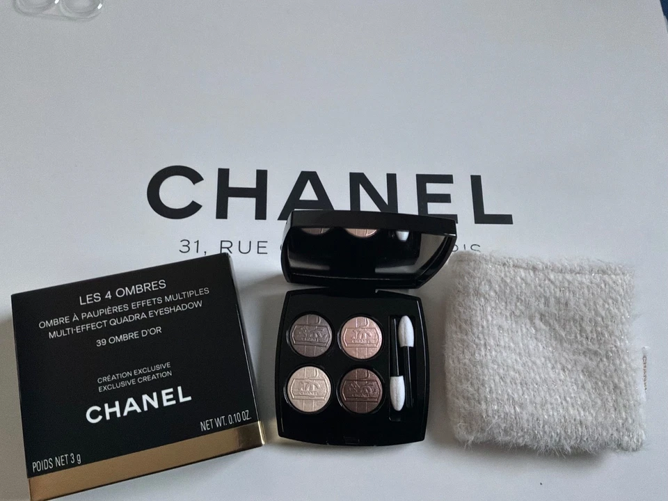 Chanel Les 4 Ombres Paleta de sombras de ojos 39 Ombre D'Or-limit. Edición 2026 - Imagen 2 de 4