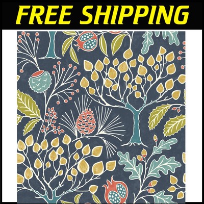 Charming Multicolor Vintage Garden Wallpaper - Easy Peel & Stick Application