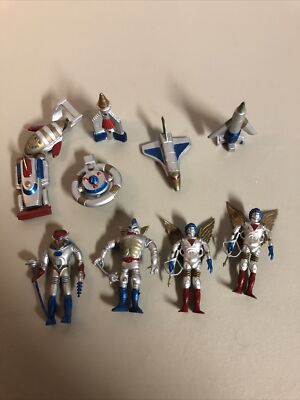 STAR ATTACK ALIENS 1990s Outer Retro Plastic Space Men & Colorform Bootleg