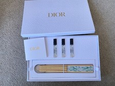 New Christian Dior Beaute Lucky Perfume Bamboo Folding Fan Paper Fan Set Sets
