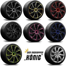 👍ORIGINAL RADKAPPEN - KÖNIG RKK02 in 13" 14" 15" 16"  versch. Farben Radblenden