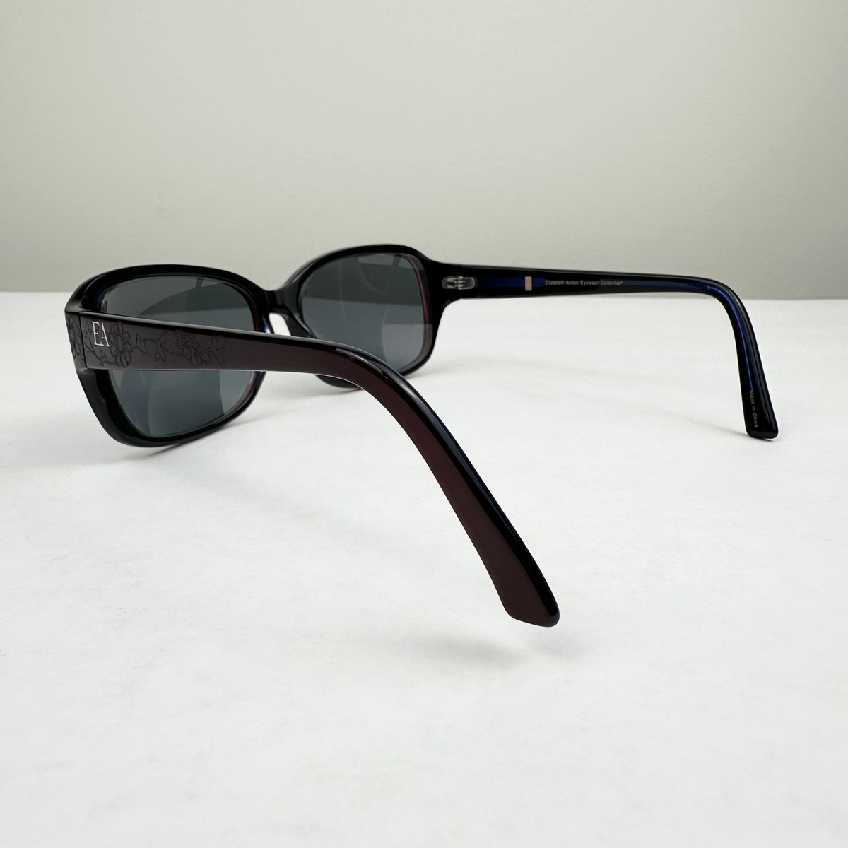 Elizabeth Arden Sunglasses EA-5083-3 58-16 Red Flower Blue 