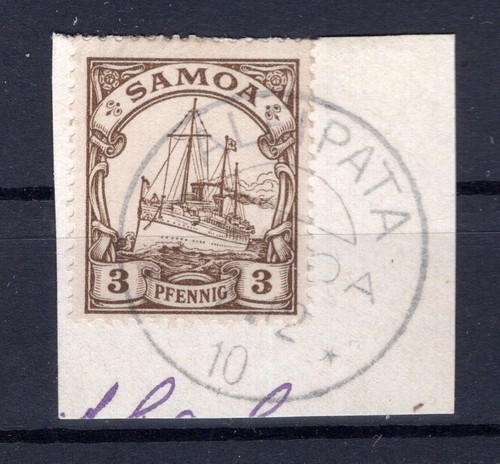 Samoa 7 Con Stamp Aleipata Timbrato Luxury Letter Piece BPP (AA1644