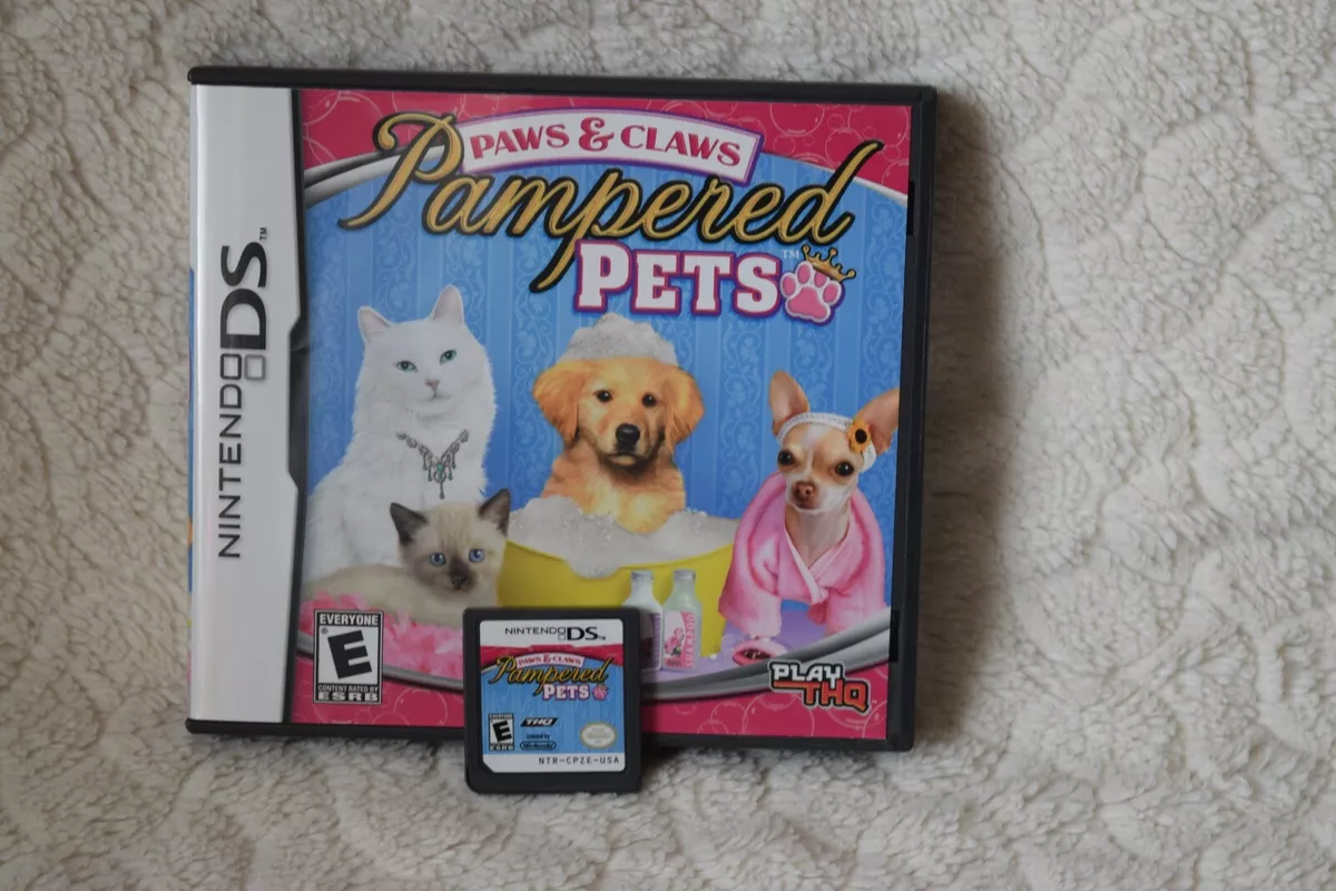 Nintendo DS Play THQ Paws & Claws Pampered Pets Game 2009