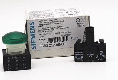 1pcs SIEMENS Push Button Switch 3SB3252-6BA40