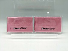 Schneider 7x7" Photo Clear Microfiber Lens Pink Cleaning Cloth Set 2 Cloths