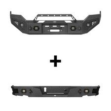 Heavy Duty Steel Frontrear Bumper Assembly Wled Lights For Ram 1500 2013-2018
