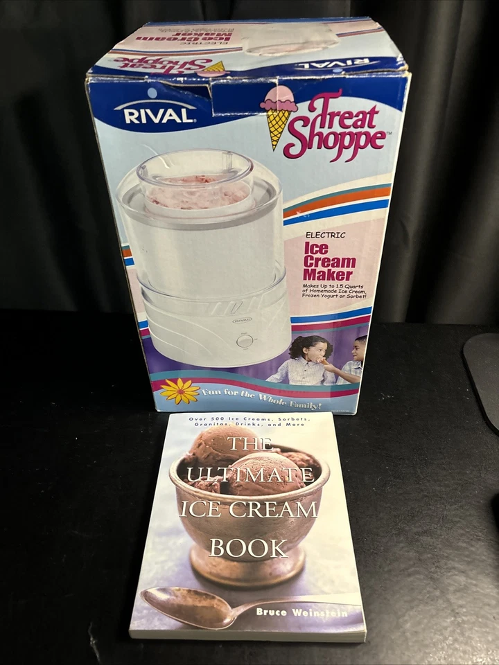 Piezas para heladera Rival, funciona crema gourmet en caja y bañera que falta libro Foto 3 de 4