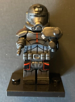 CUSTOM SW BRICKS BUILDING BLOCK FIGURE WORKS w/ LEADING BRAND CLONE COMMANDER H4