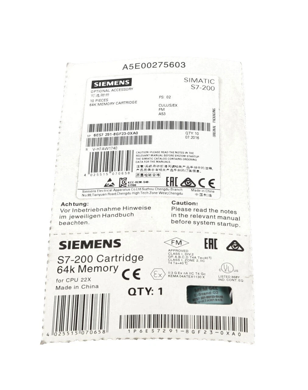 Siemens Other Heavy Equipment Parts & Accessories