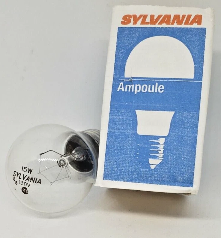 4-Pack  15A15/CL Sylvania #10019 Appliance 15 Watt Clear A15  130V Light Bulb - Image 2 of 3
