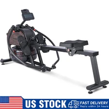 Magnetic Rowing Machine w/ 16 Levels Full-Body Workout Water Rower Machine Home
