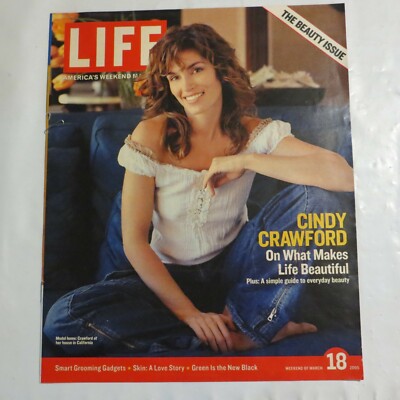 Life Magazine March 2005 Cindy Crawford N6