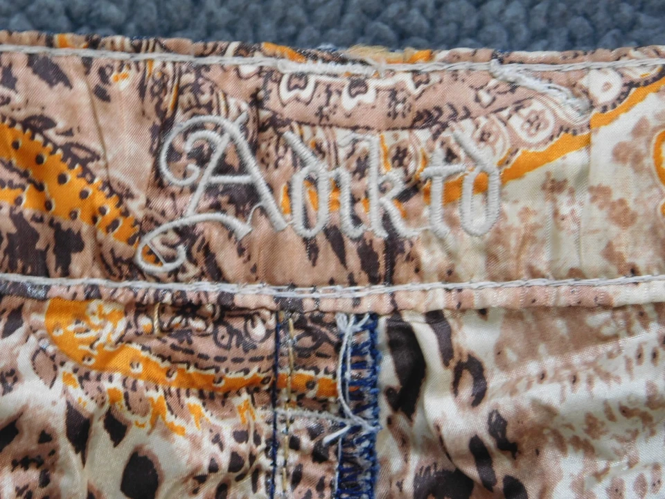 Pantalones de mezclilla para mujer Adiktd corte bota tiro medio embellecidos elásticos azules 12 largos 32x33 Foto 4 de 4