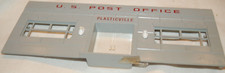 VINTAGE PLASTICVILLE S OR O SCALE POST OFFICE FRONT W CLEAR DOOR B REPAIR RPLACE