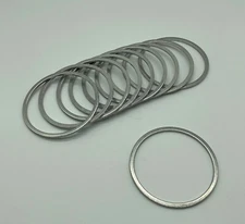 100PCS Aluminum Ring Gasket AL 64 X 72 X 2.5MM DIN7603 Shape A