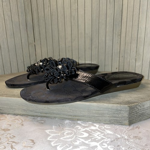 coach flower sandals